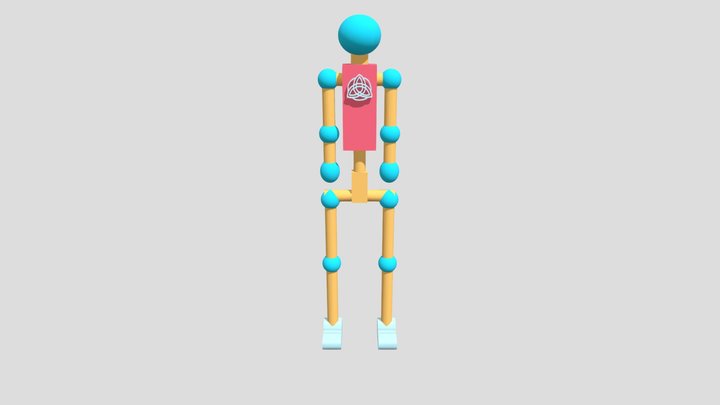 Robot Hip Hop Dance 3D Model