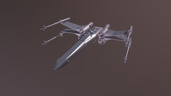 X_Wing 3D Model