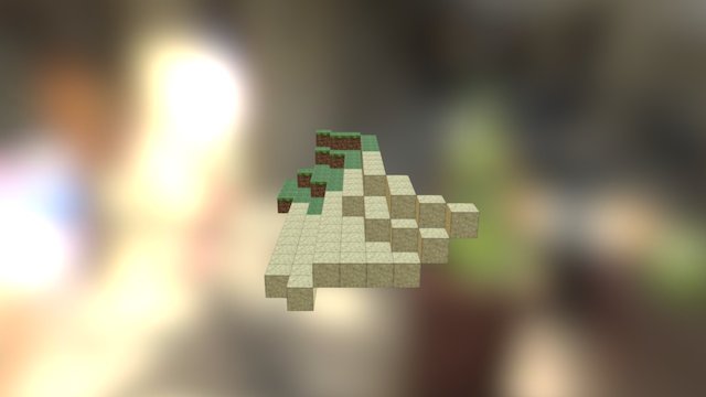 Minecraft Beach 3D Model