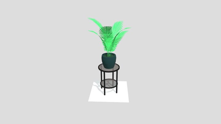 Room plant - Low Poly Model 3D Model