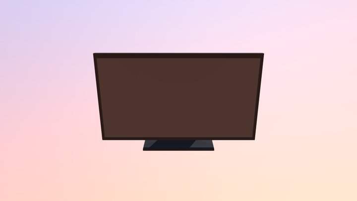 Television (Flatscreen) 3D Model