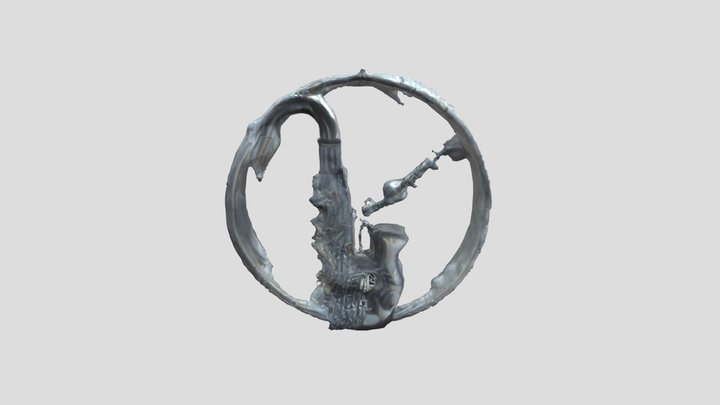 Space Harp_concept_4 3D Model