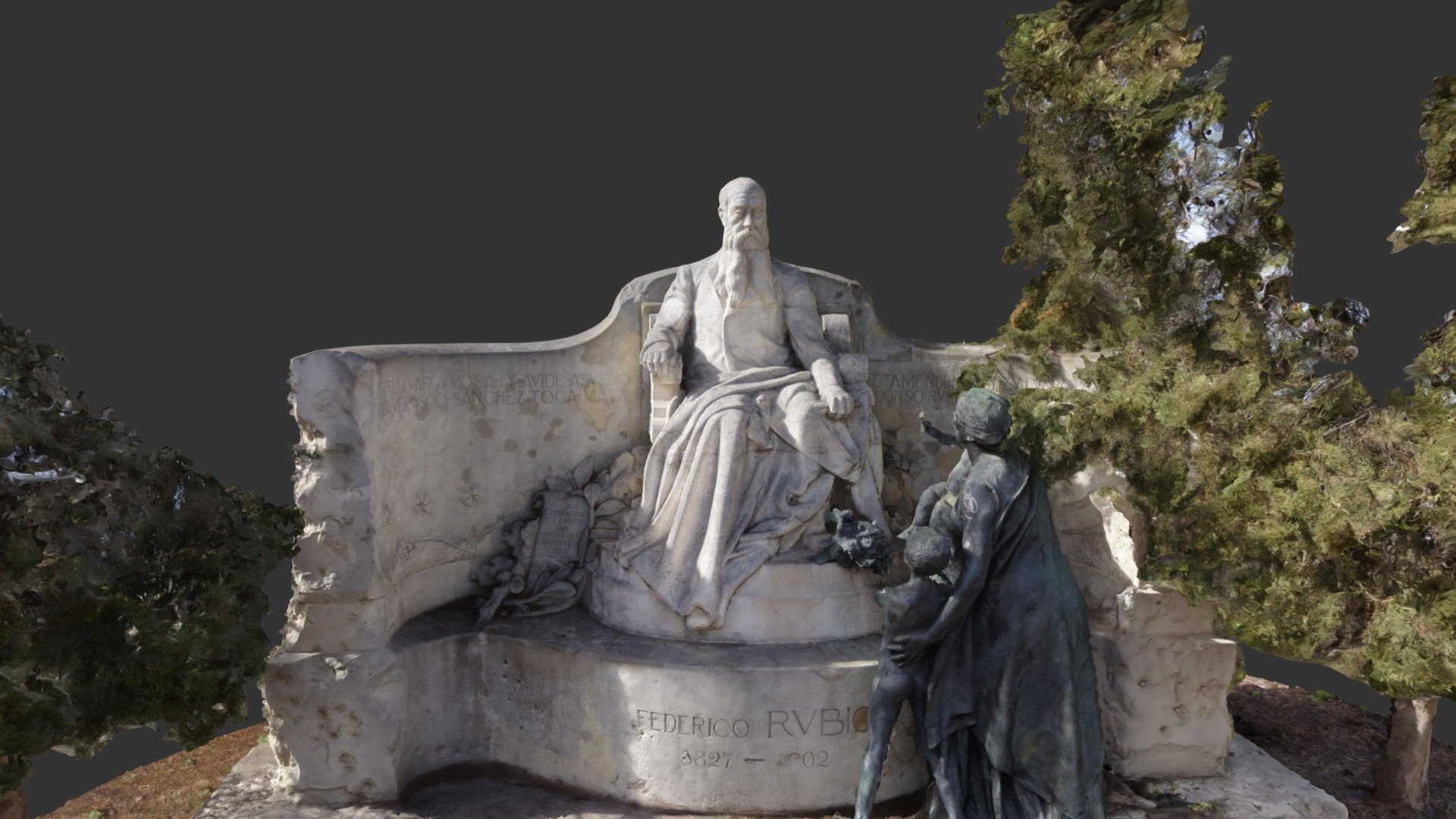 Monumento a Federico Rubio,  Parque del Oeste