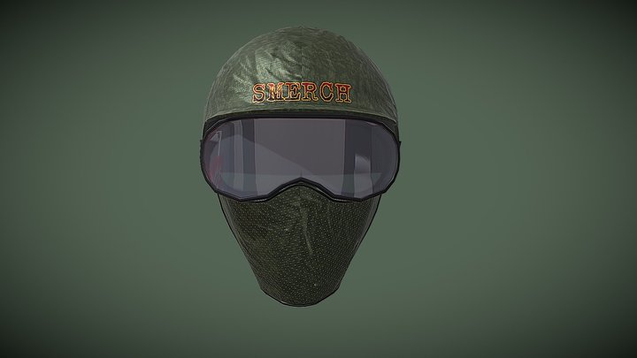 A hardball helmet and mask.