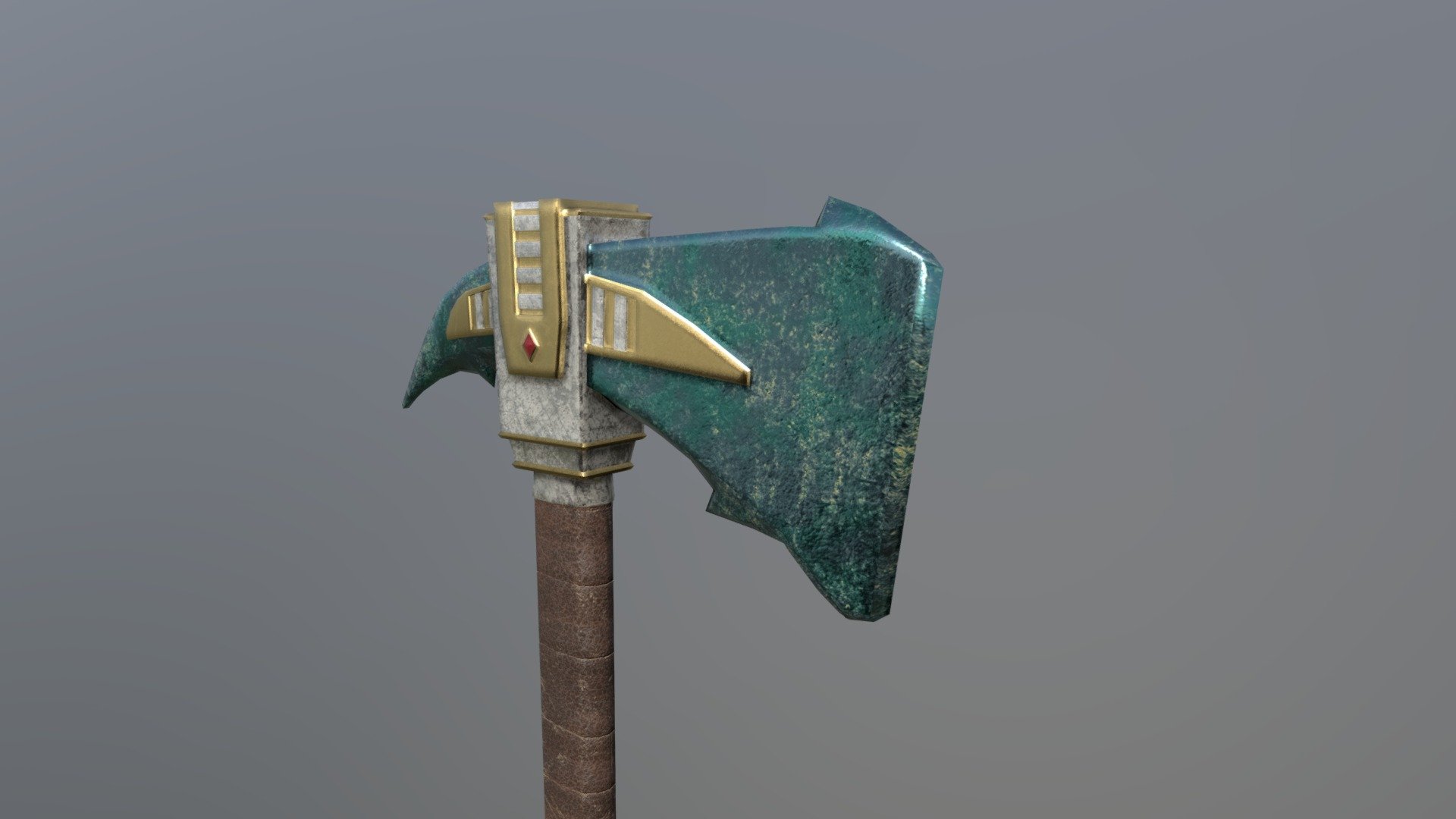 Axe Adamantite Buy Royalty Free 3d Model By Arigasoft Bd50589 Sketchfab Store 