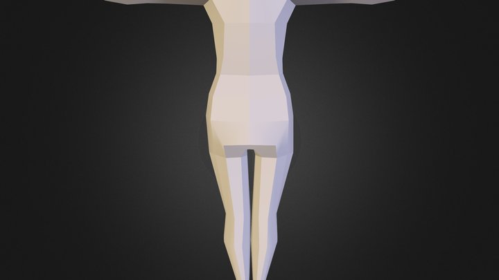 Female Body Mesh 3D Model