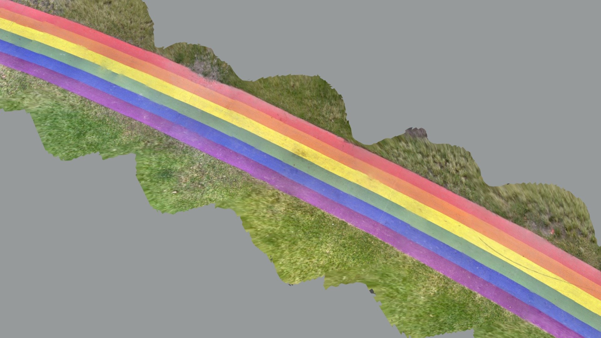 Rainbow walkway