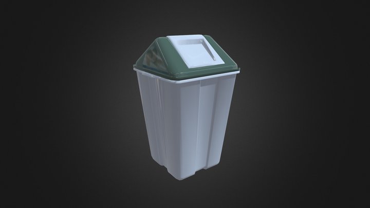 Rubbish Bin 3D Model