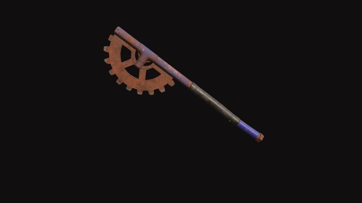 Gear Axe 3D Model