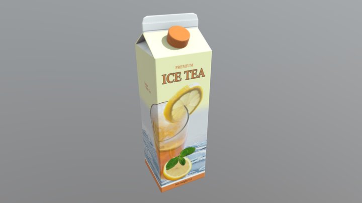 Ice Tea 3D Model