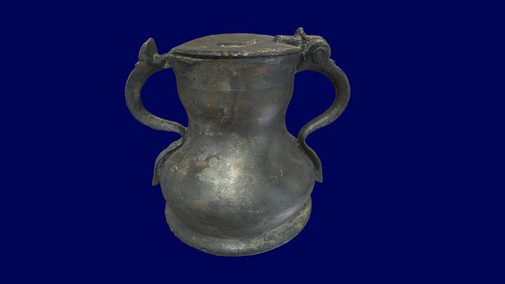 Pewter flagon (tinnen kan) AZ87IV-2