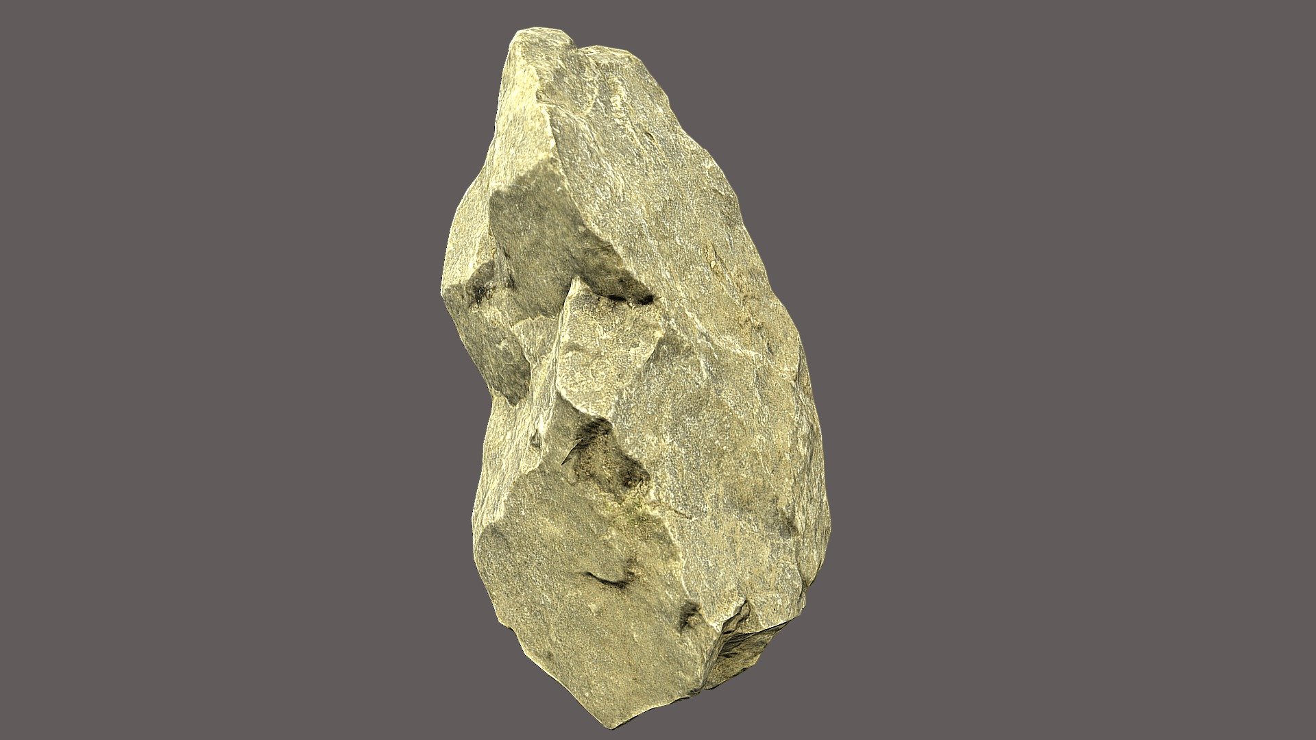 Rock stone low poly