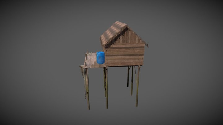 Fishing Hut 3D Model