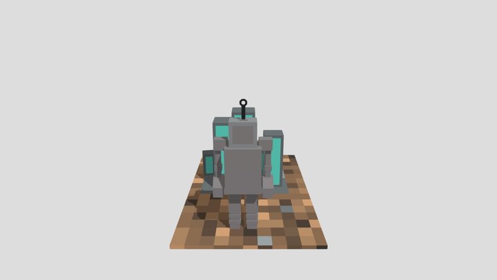 Robot Attack 3D Model