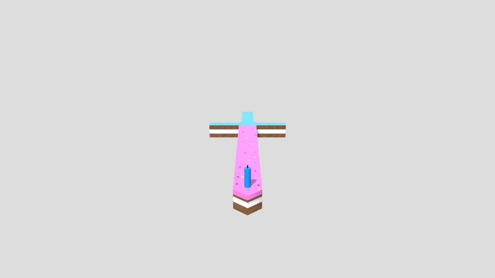 Cake Sword 3D Model