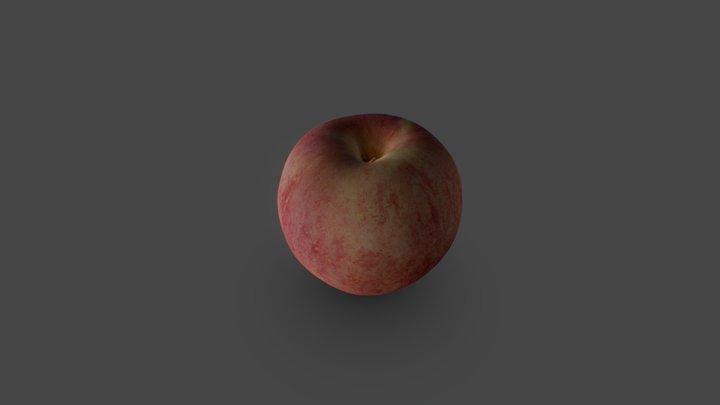 Apple is a Fruit 3D Model