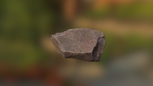 Red Rock 3 Textured 3D Model
