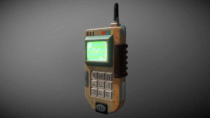 Futuristic Phone 3D Model