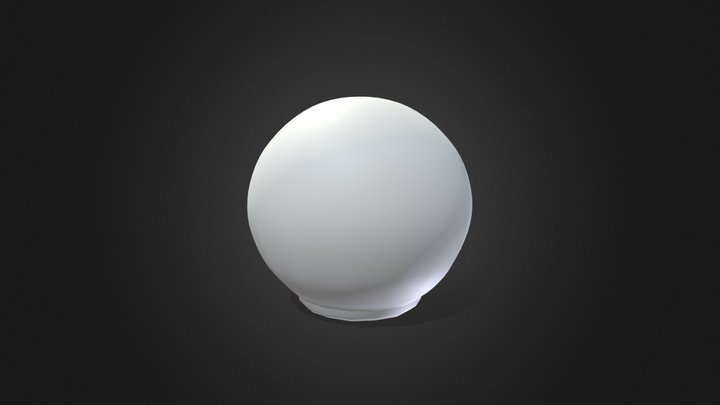 Intro to 3D modelling - A1 - Ball Lamp 3D Model