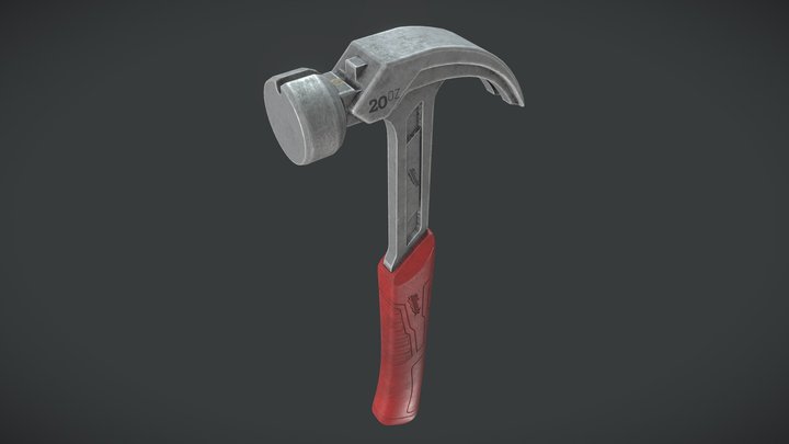 Milwaukee Hammer 3D Model
