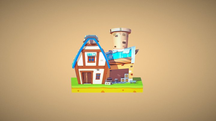 Weapon House 3D Model