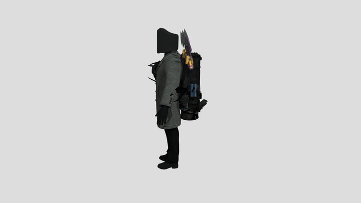 TITAN TV MAN 3D Model