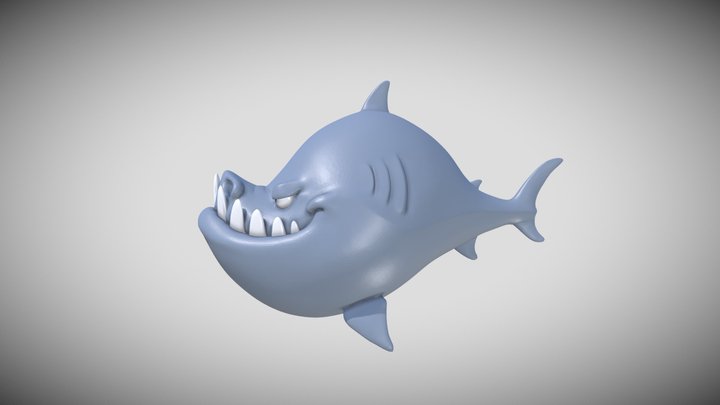 CGCOOKIE Shark Sculpt 3D Model