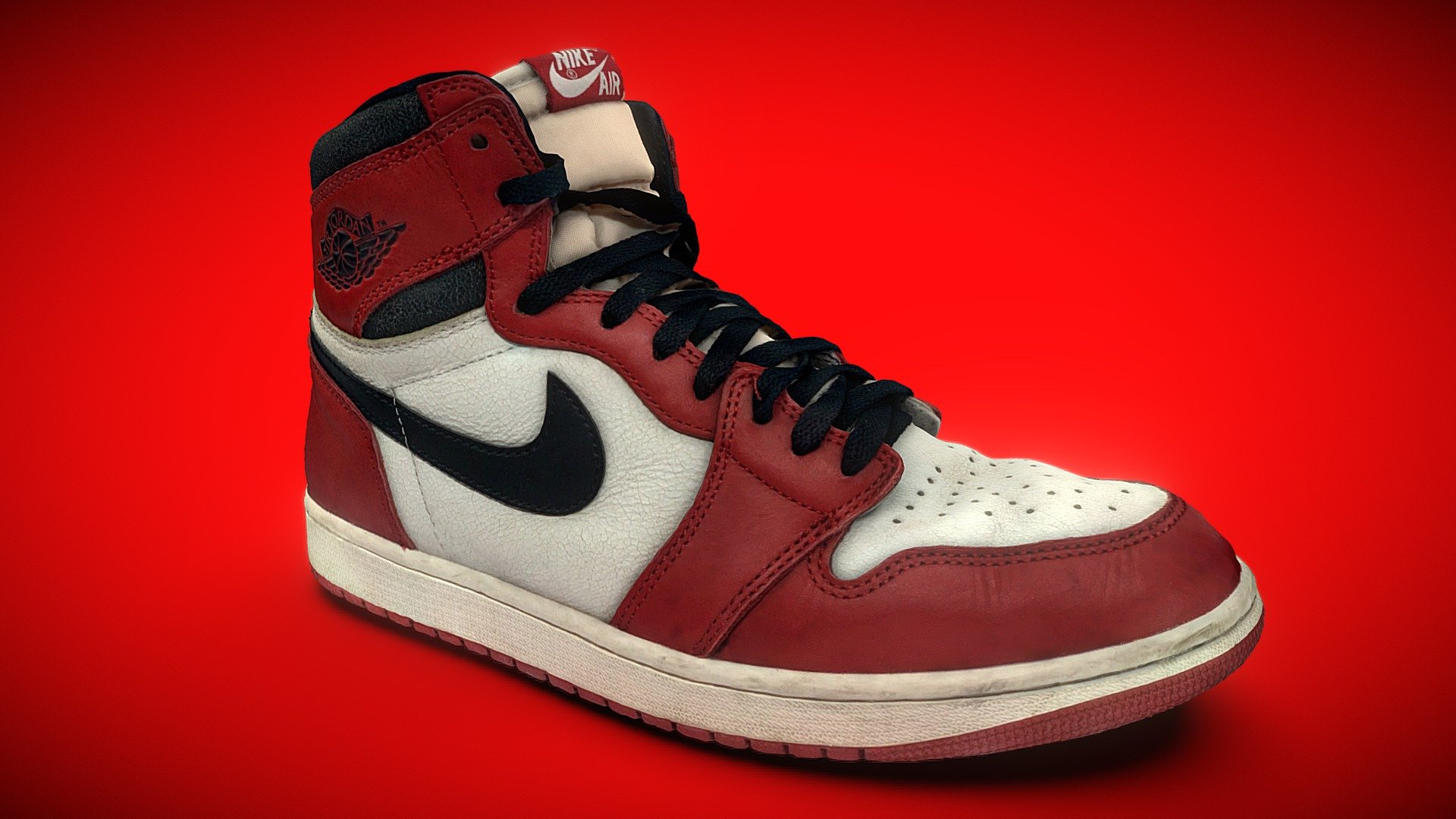 AJ1 Chicago “Lost and found” - Buy Royalty Free 3D model by Tykix ...