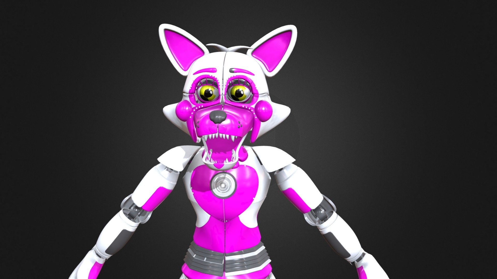 Fnaf Funtime foxy V.3 - Download Free 3D model by fgvcvvjn [bd59f56] -  Sketchfab