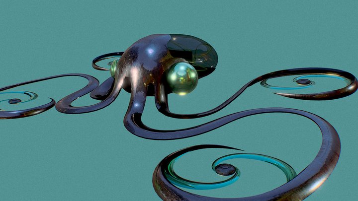 Squid Drone 3D Model