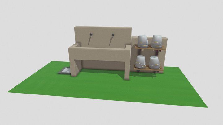 Drinking fountain＃2 3D Model