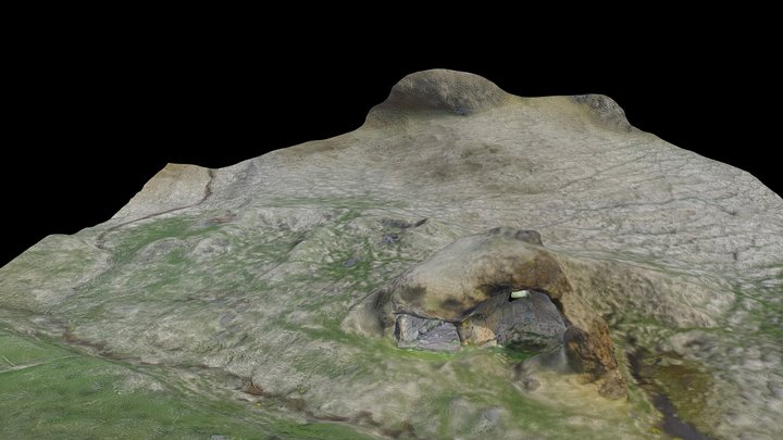 Icelandic Cave Habitation 3D Model