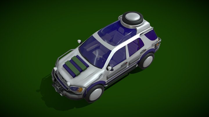 Mercedes-Benz ML [W163] Jurassic Park 3D Model