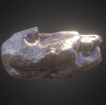 Rock. It's beautiful and ugly. 3D Model