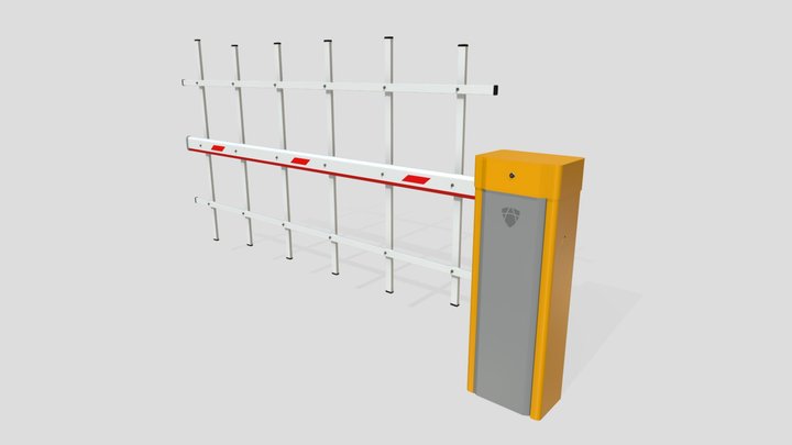 Full Height Curtain Arm Barrier - ARM-PRT – Gratis 3D-model STL