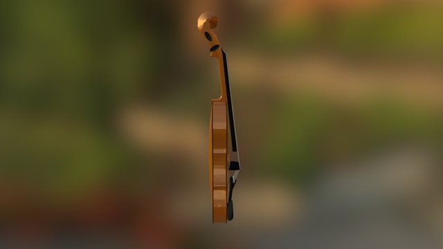 Violin 3D Model