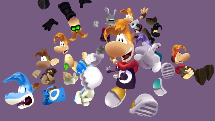 Rayman 3D Model