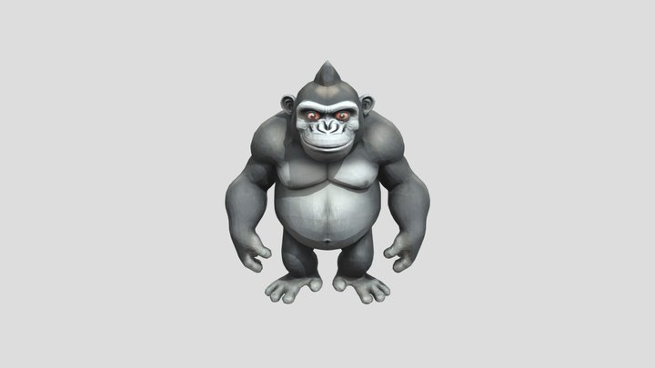 Gorilla 3D Model