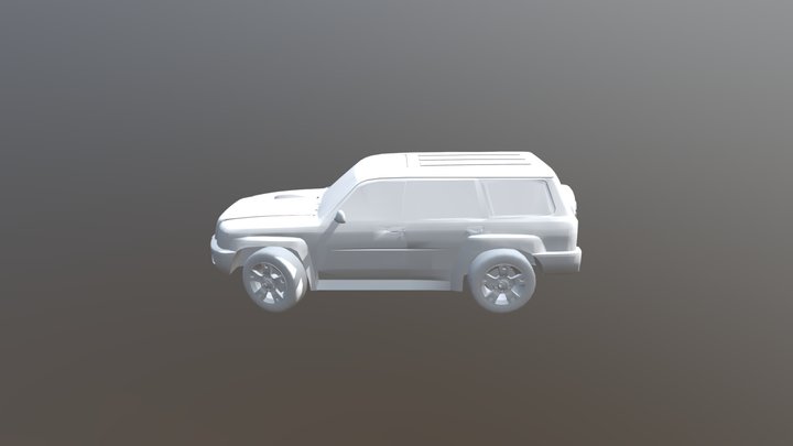 Nissan Patrol LE 3D Model
