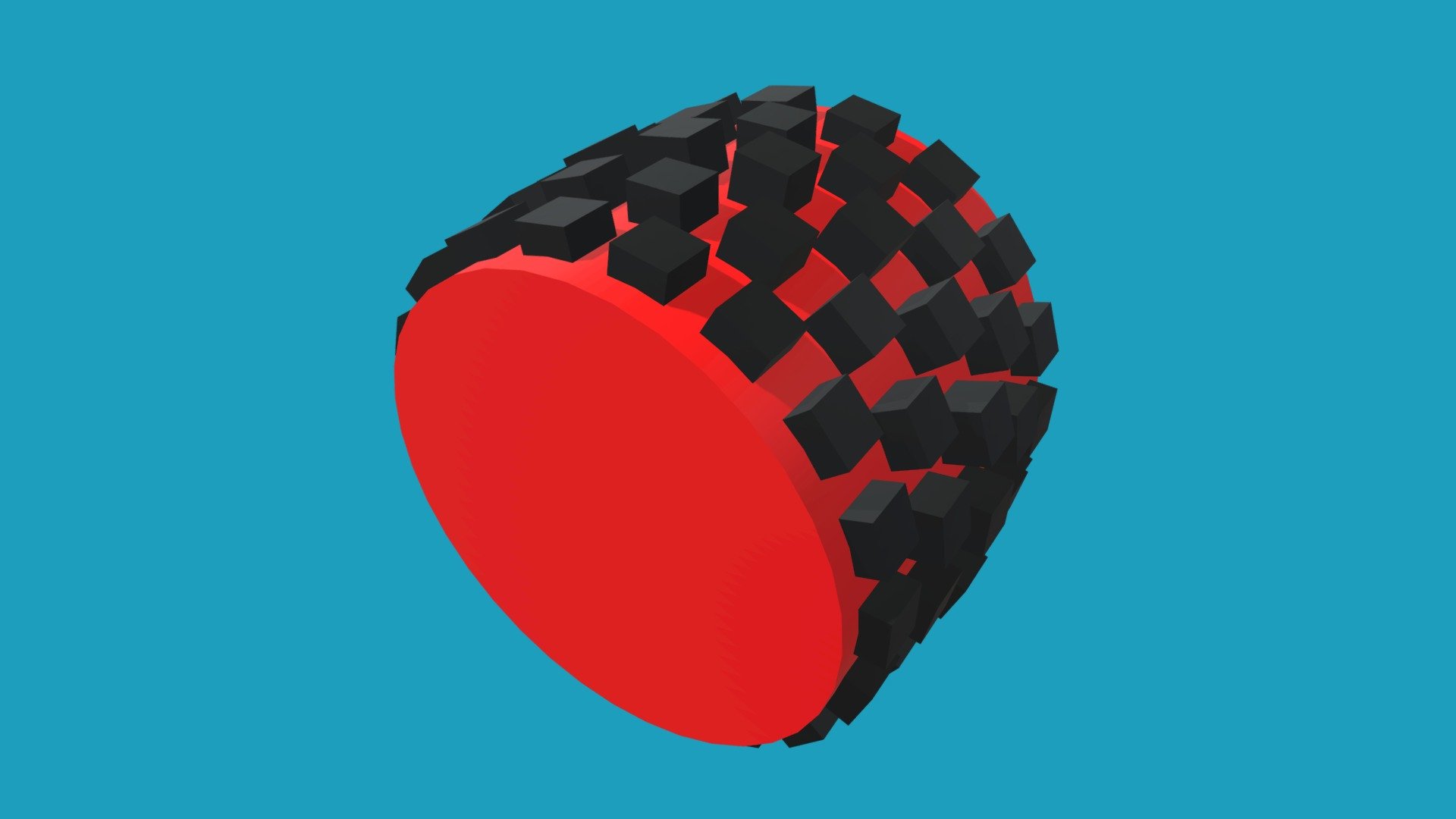 Knobbly tyre
