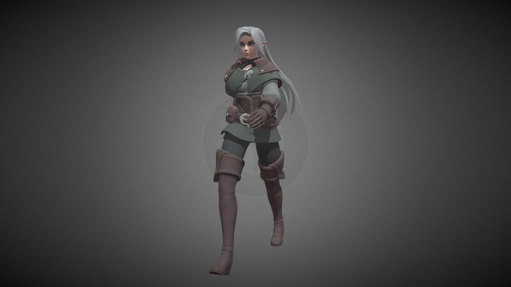Full Cycle Animations (Walk,Run,Idle) 3D Model