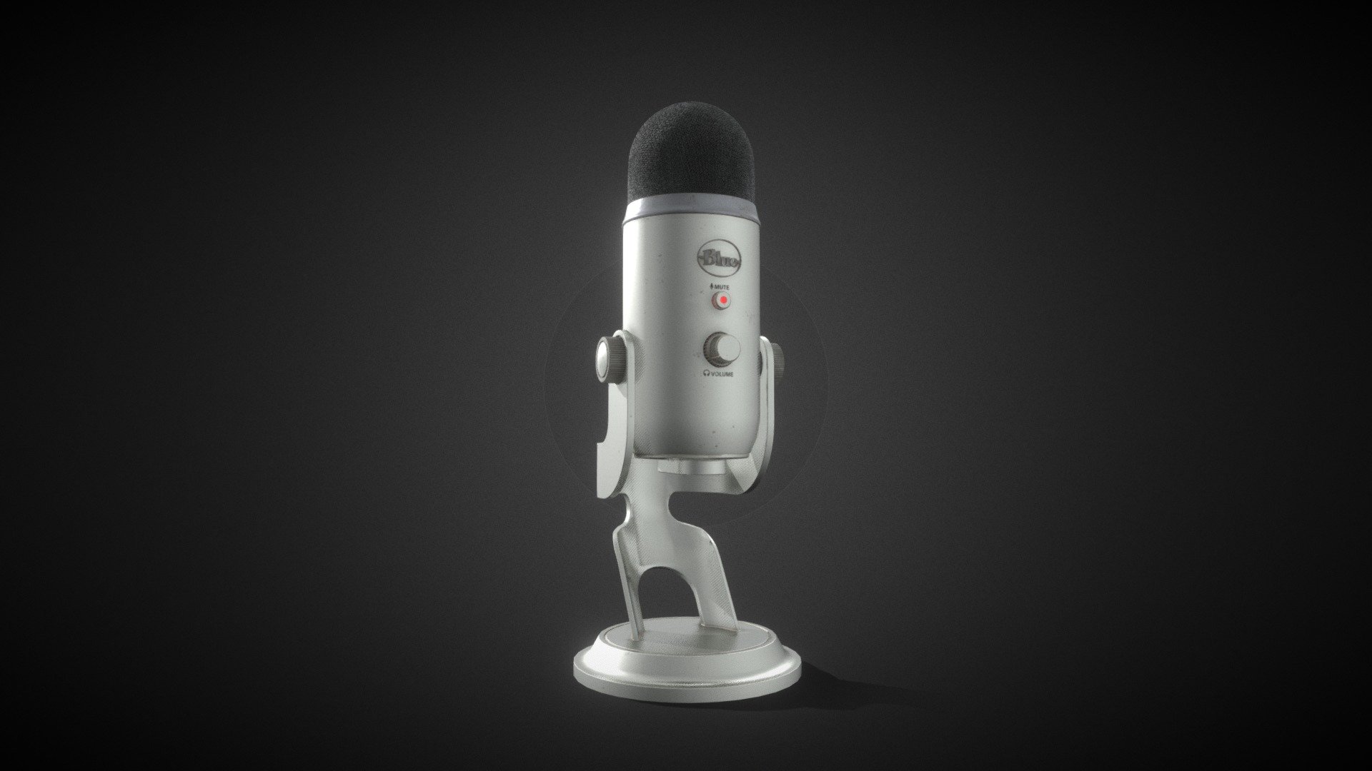 ArtStation - Blue Yeti USB Microphone / 3d model & render!