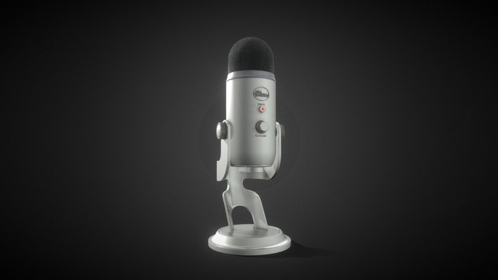 Blue Yeti Microphone 3D Model