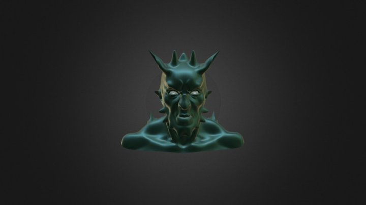 Babhel DemonHead 01 3D Model