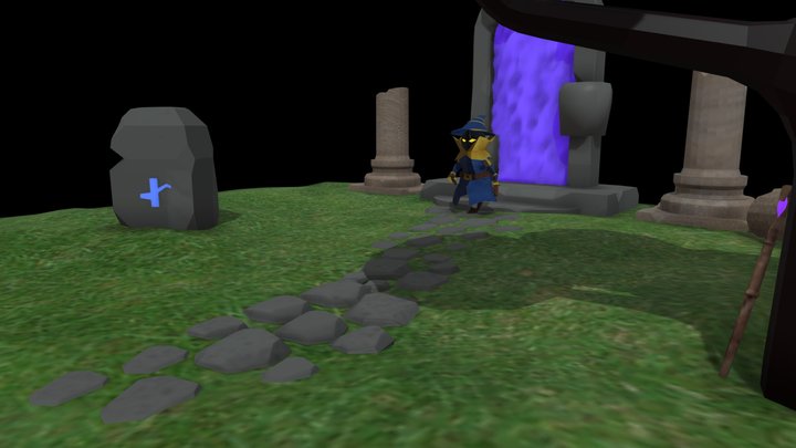 The Wizards Entrance 3D Model