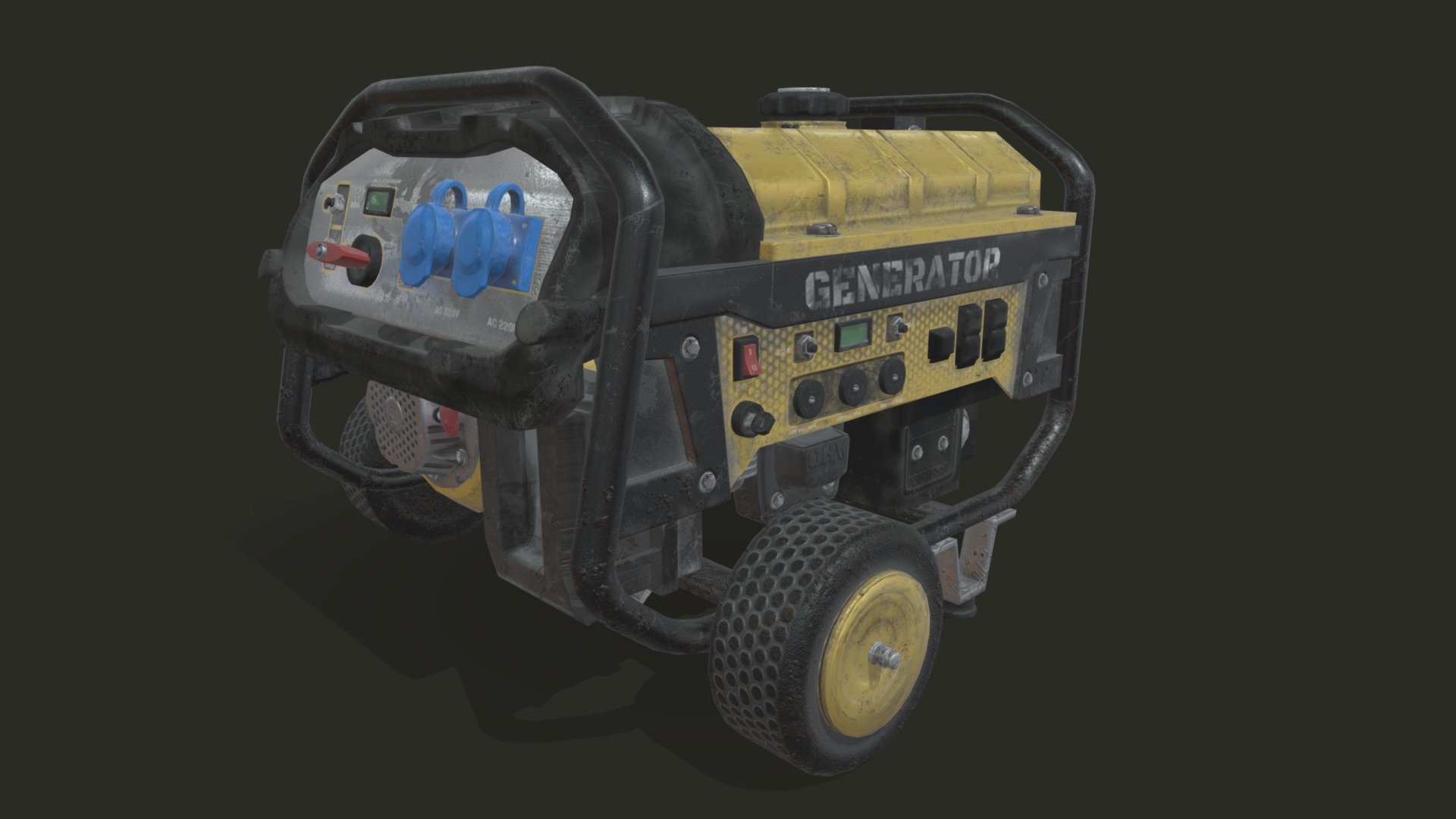 power generator 3D model by Alexia.Petre [bd608fc] Sketchfab
