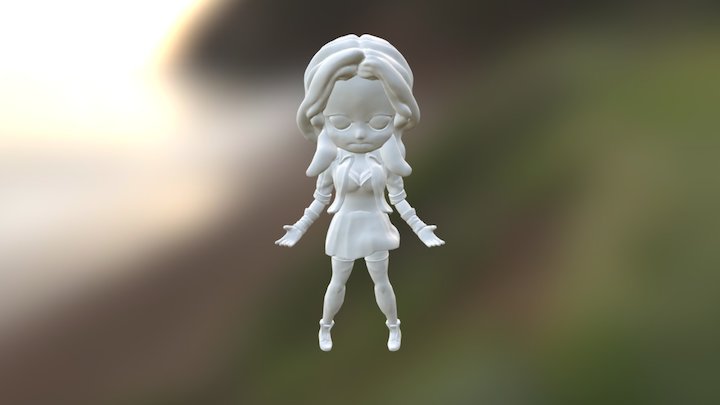 Scarlet witch 3D Model