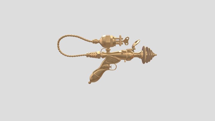 SteamPunkPistol 3D Model