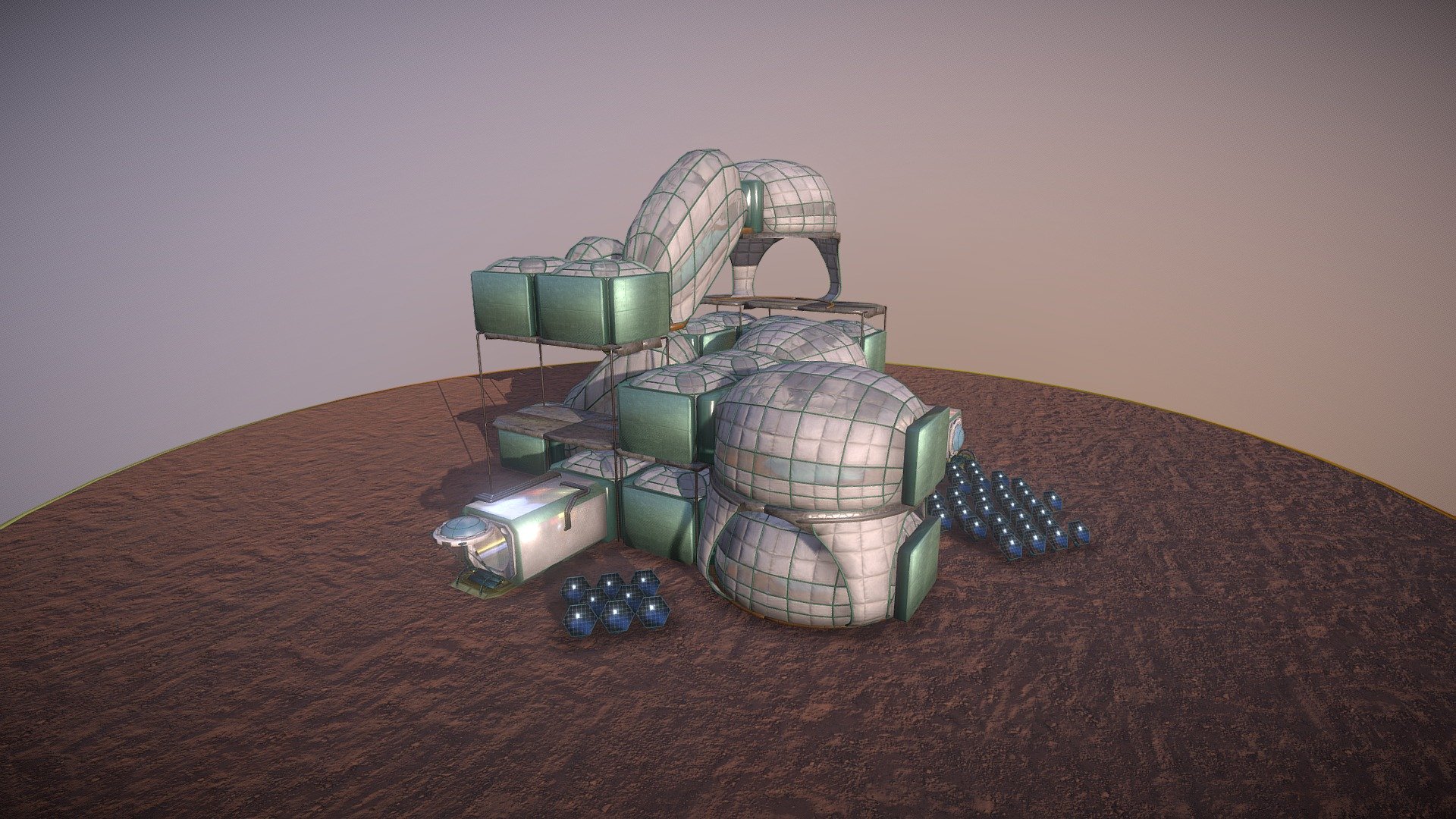 Martian Station - Modular Environment 2