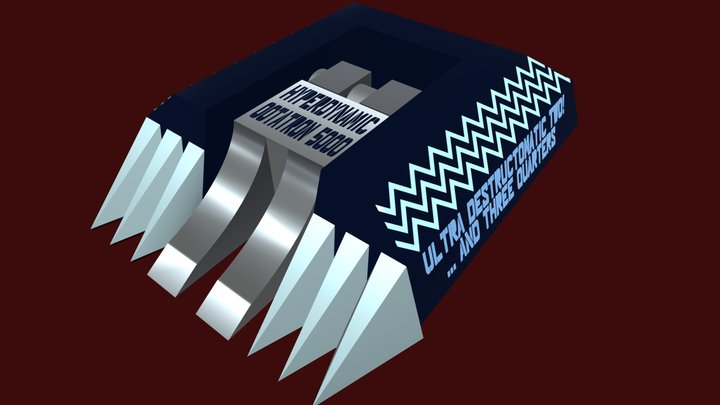 Ultra Destructomatic 2.75 Flipper V1 3D Model